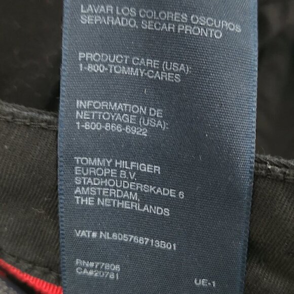 Tommy Hilfiger Women's 6 Mid Cotton Zipper Pants - Picture 8 of 10